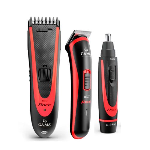 Pack GA.MA Race R649 - Clipper, Trimmer y Nose Trimmer