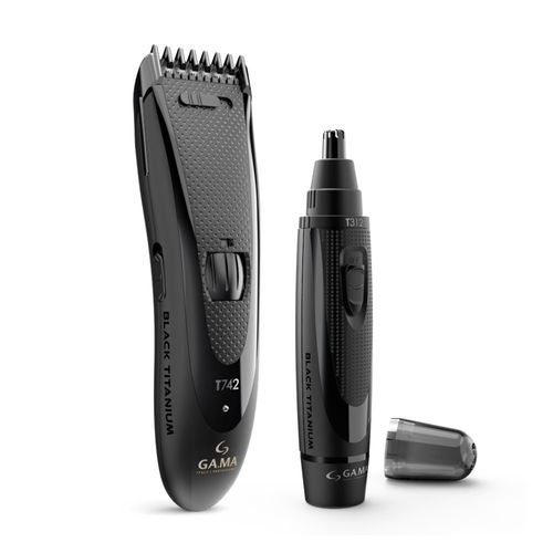 Pack GA.MA Titanium T744 - Clipper y Nose Trimmer