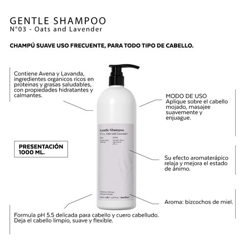 Shampoo Farmavita Backbar 1000ML - Extracto de Lavanda y Avena