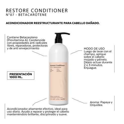 Acondicionador Farmavita Backbar 1000ML -  Cabello Dañado