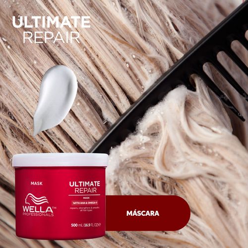 Mascara Wella Ultimate Repair 500 ML - reparación instantánea