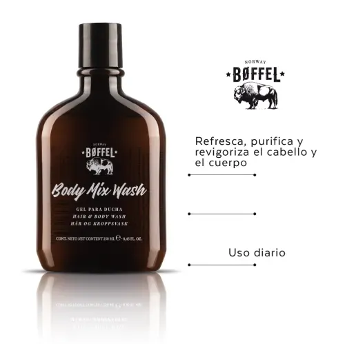Gel de Ducha Boffel Body Mix Wash 250ml
