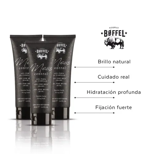 Gel Boffel Mess Control 120g - Fijación Fuerte