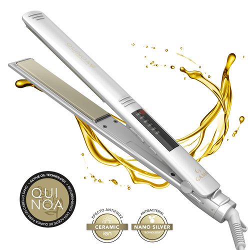 Planchita GA.MA LED Elegance Quinoa - Repara el cabello