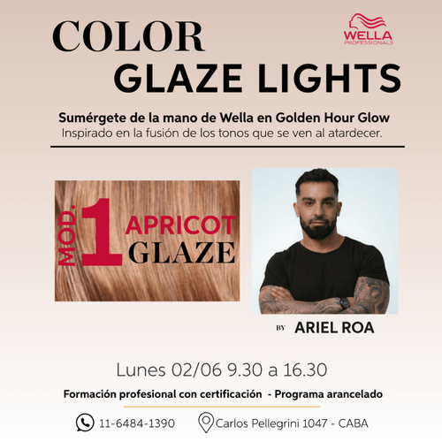 MODULO 1 Apricot Glass Hair – Tonos durazno suaves y translúcidos 👤 Con Ariel Roa