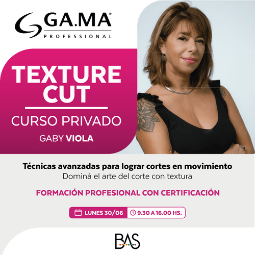 Curso Estudio BAS - Texture Cut Masterclass GA.MA con Gaby Viola