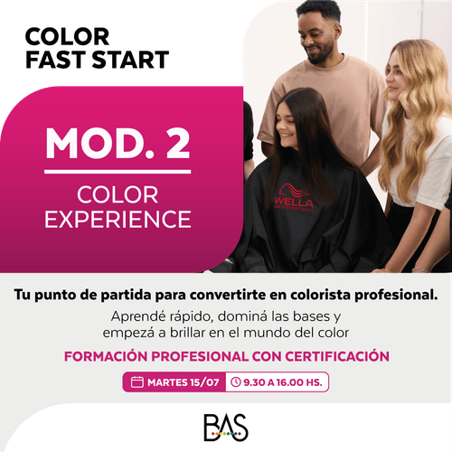 Curso Estudio BAS - Color Fast Start –  Modulo 2 - Wella Professionals
