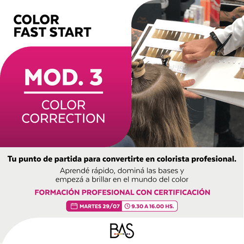 Curso Estudio BAS - Color Fast Start –  Modulo 3 - Wella Professionals