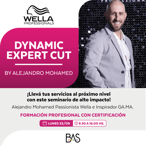 Curso Estudio BAS - Dinamic Expert Cut - Barber - Wella Professionals