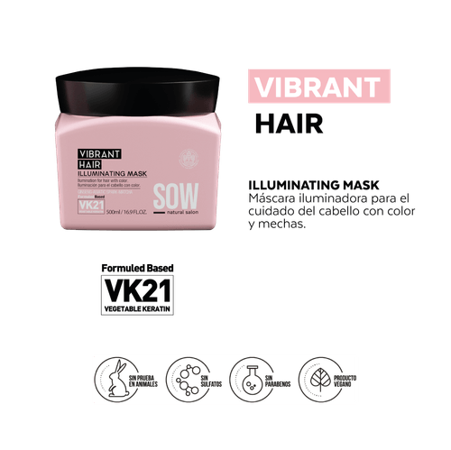 Mascara Vibrant Hair 500ML