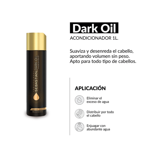 Acondicionador Sebastian Dark Oil 250ml - Cuerpo y Brillo