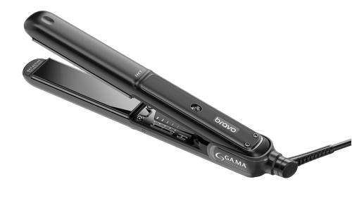 Plancha GA.MA Professional I GP Bravo Led OA Black Bvt Negro