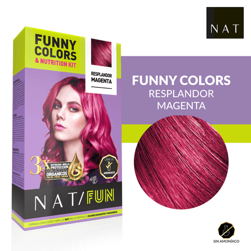 KIT NAT FUN Nat Kit Fun Magenta Glow 50G Sachet