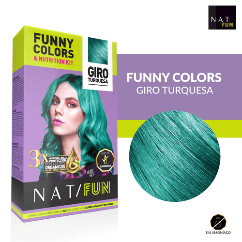 KIT NAT FUN Nat Kit Fun Turquoise Twist 50G Sachet