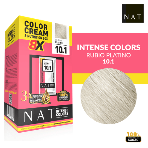 Tintura Intense Color Box X 8U Nat Cajax8 Sachet 50G 10.1 Plantine Blonde