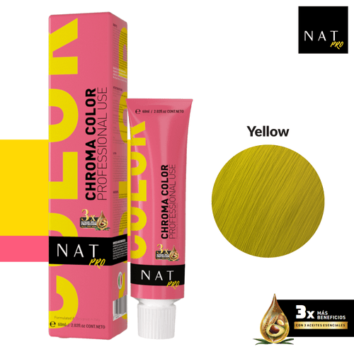 Tintura Nat Pro Yellow 60Ml