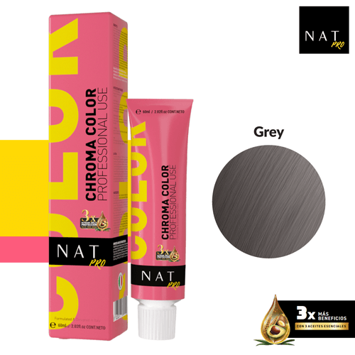 Tintura Nat Pro Grey 60Ml