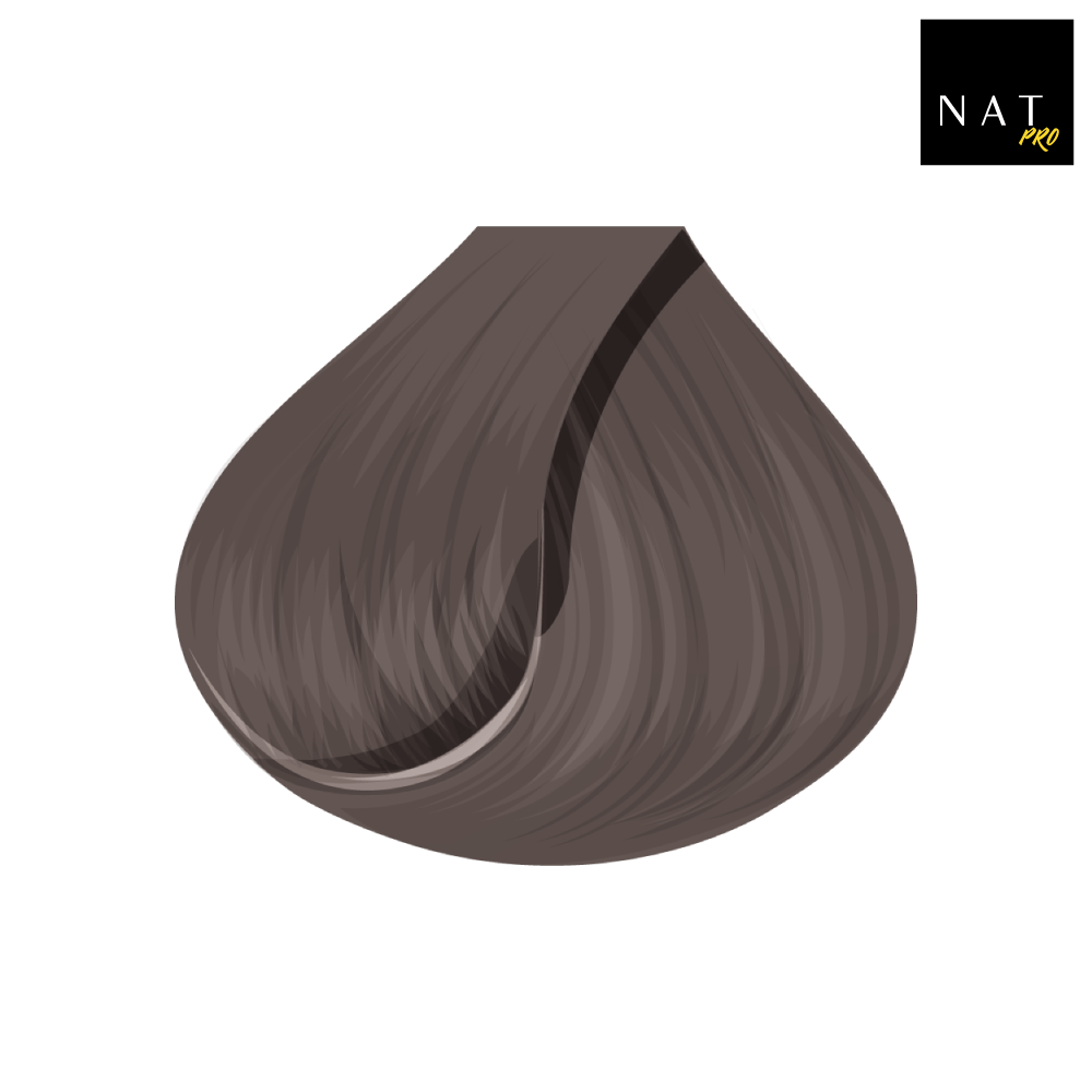 Nat Pro Tintura 8/1 Rubio Claro Ceniza 100 Ml