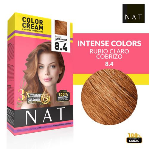 KIT 1 Nat Kit Sachet 50G S8.4 Light Copper Blonde