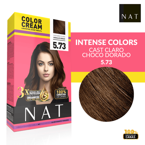 KIT 1 Nat Kit Sachet 50G S5.73 Light Choc Gold Brown