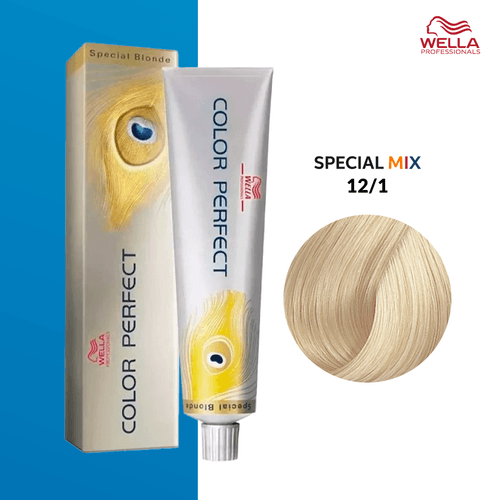 Tintura Wella Color Perfect 60ml Rubio Especial Ceniza 12-1