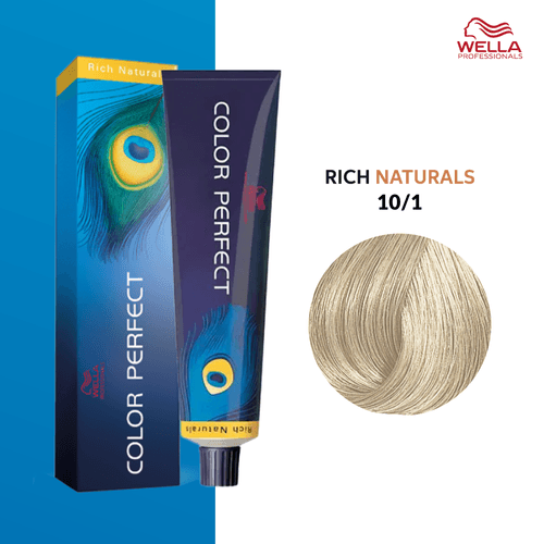 Tintura Wella Color Perfect 60ml Rubio Ultra Claro Ceniza 10-1