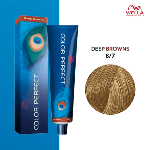 Tintura Wella Color Perfect 60ml Rubio Claro Marrón 8-7