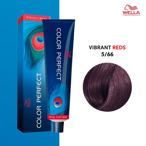 Tintura Wella Color Perfect 60ml Castaño Claro Violeta Intenso 5-66