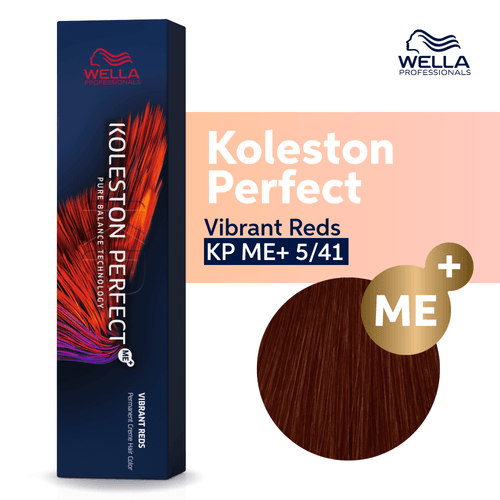 Tintura Wella Koleston Perfect 5/41 Castaño Claro Cobrizo Ceniza