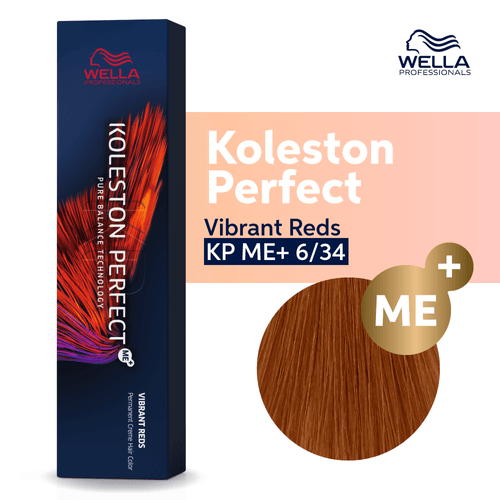 Tintura Wella Koleston Perfect 6/34 Rubio Oscuro Dorado Cobre