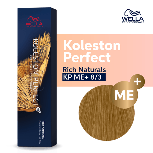 Tintura Wella Koleston Perfect 8/3 Rubio Claro Dorado