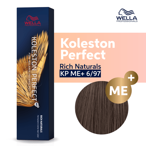Tintura Wella Koleston Perfect 6/97 Rubio Oscuro Marrón Ceniza