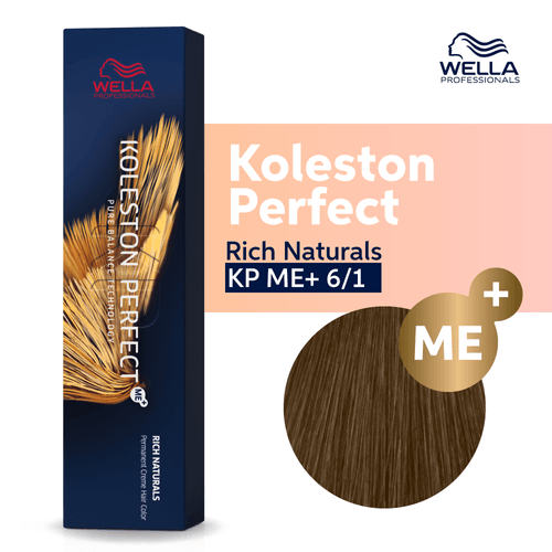 Tintura Wella Koleston Perfect 6/1 Rubio Oscuro Ceniza