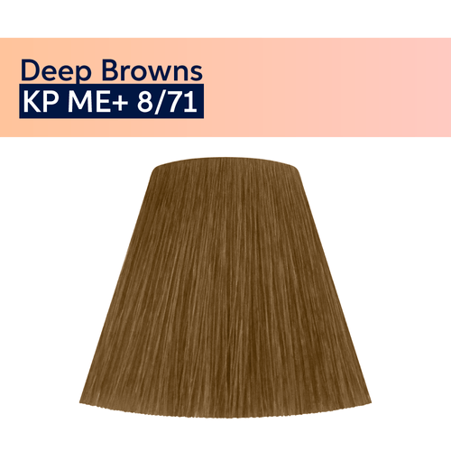 Tintura Wella Koleston Perfect 8/71 Rubio Claro Ceniza Marrón