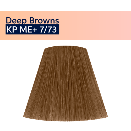 Tintura Wella Koleston Perfect 7/73 Rubio Medio Dorado Marrón