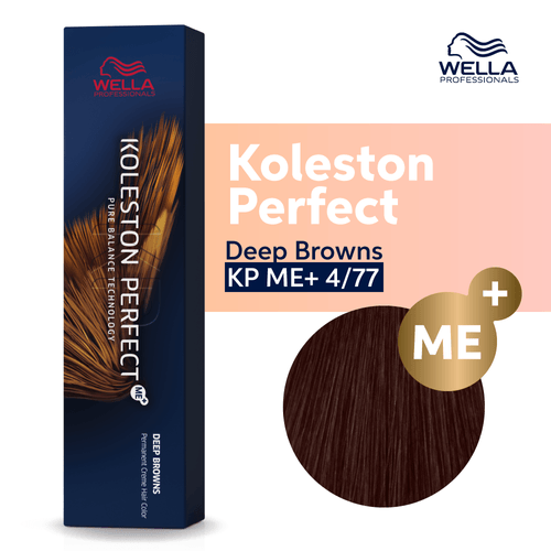 Tintura Wella Koleston Perfect 4/77 Castaño Medio Marrón Intenso