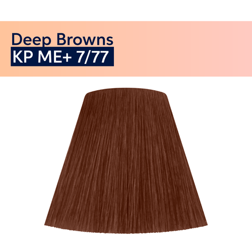 Tintura Wella Koleston Perfect 7/77 Rubio Medio Marrón Intenso