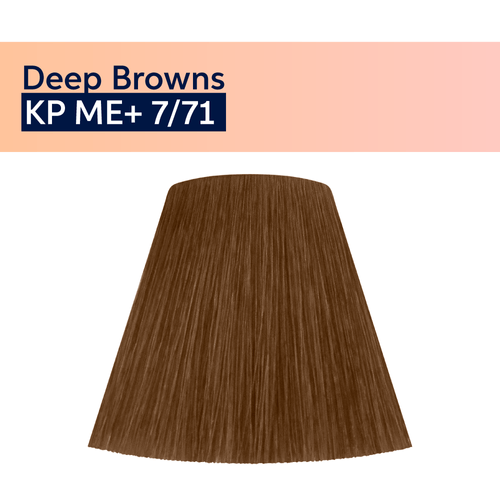 Tintura Wella Koleston Perfect 7/71 Rubio Medio Ceniza Marrón