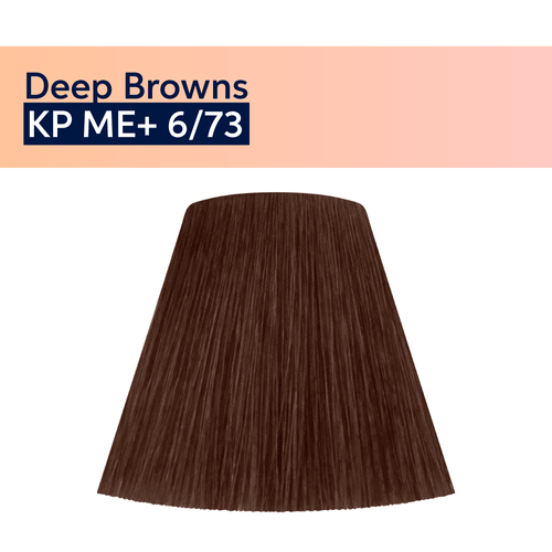 Tintura Wella Koleston Perfect 6/73 Rubio Oscuro Dorado Marrón