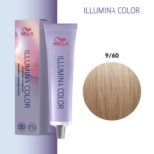 Tintura Wella Illumina 60ml Rubio Extra Claro Violeta Natural 9-60