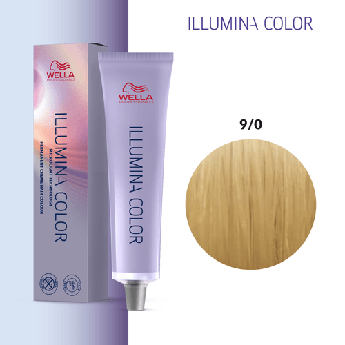 Tintura Wella Illumina 60ml Rubio Extra Claro 9