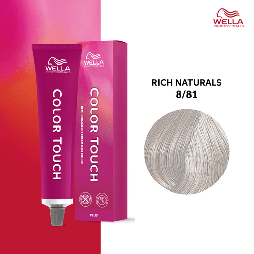 Tintura Wella Color Touch 60Ml 8-81 Rubio Claro Perla Ceniza