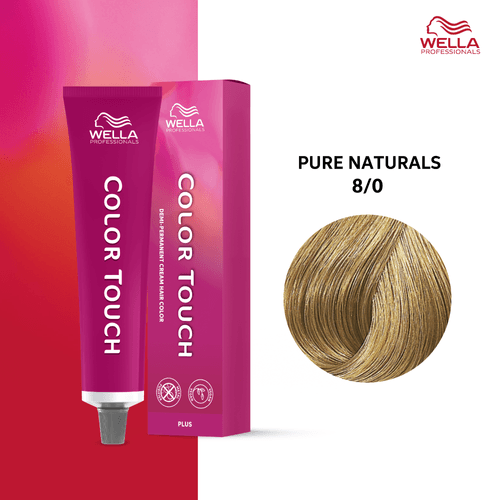 Tintura Wella Color Touch 60Ml 8-0 Rubio Claro Natural