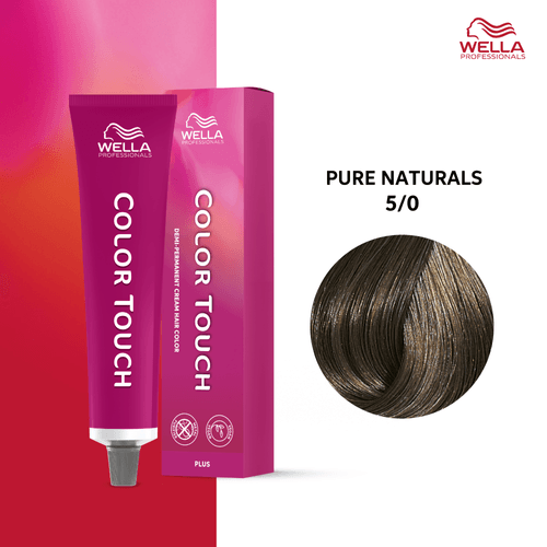 Tintura Wella Color Touch 60Ml 5-0 Castano Claro Natural
