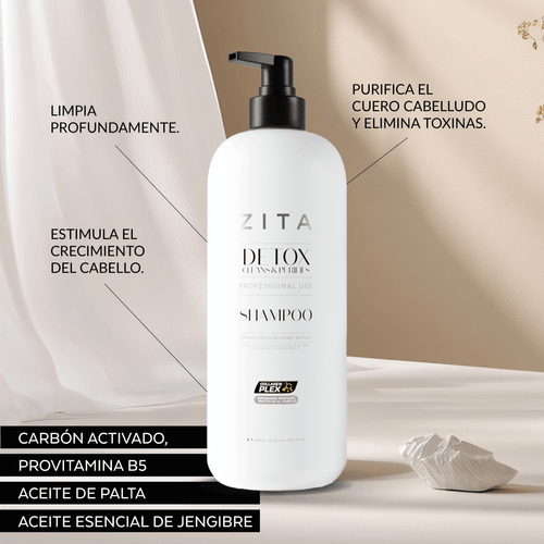 Shampoo 1000 ML ZITA HC DETOX