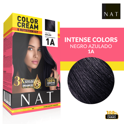 Tintura Nat Kit 2 Sachet 50G S1A Negro Azulado