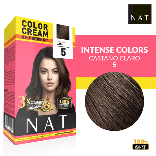 Tintura Nat Kit 2 Sachet 50G S5 Castaño Claro