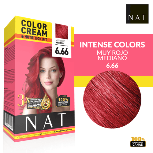 Tintura Nat Kit 2 Sachet 50G S6-66 Rojo  Mediano