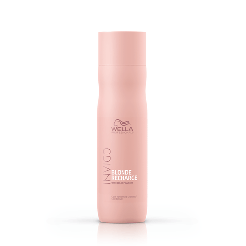 Shampoo Wella Invigo Blonde Recharge 250ml - Rubios Brillantes