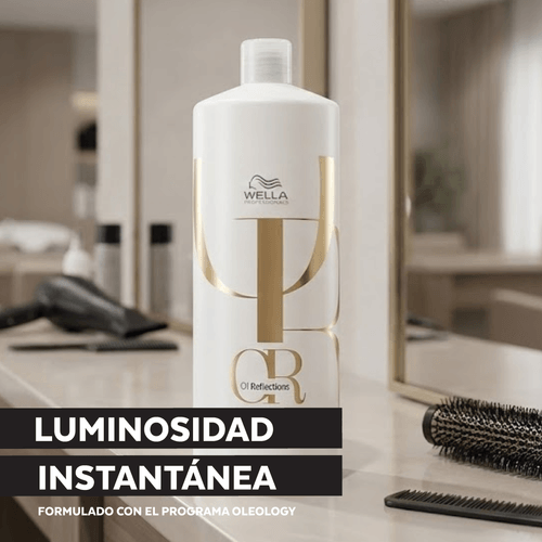 Shampoo Wella Oil Reflections 1L - Brillo y Suavidad